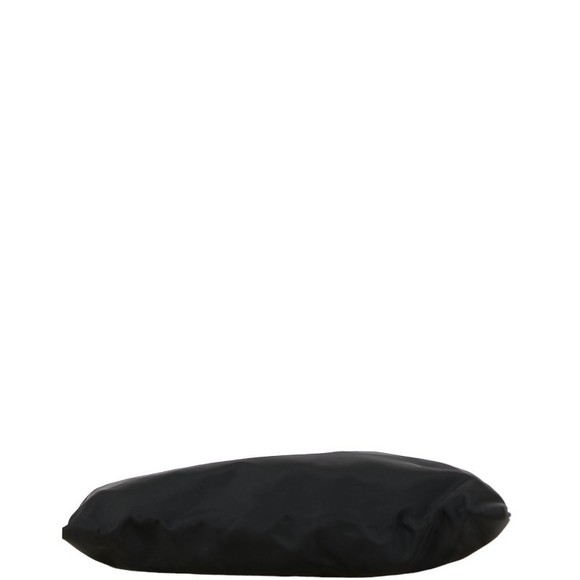 Prada Triangle Logo Nylon Leather Handbag Black - Picture 4 of 10